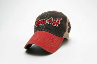 Texas 4-H Black/Scarlet Trucker Cap